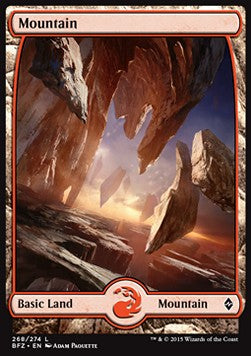 Mountain (V.7) - Battle for Zendikar (Land) [BFZ-268] Hauptbild