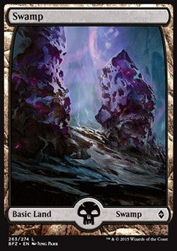 Swamp (V.7) - Battle for Zendikar (Land) [BFZ-263] Hauptbild