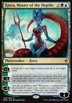 Kiora, Master of the Depths - Battle for Zendikar (Mythic) [BFZ-213] Hover Image
