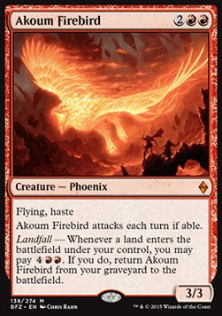Akoum Firebird - Battle for Zendikar (Mythic) [BFZ-138] Hover Image