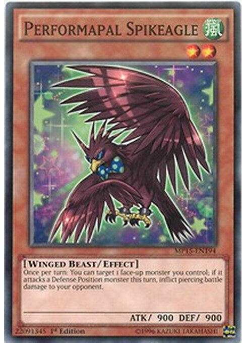Performapal Spikeagle — 2015 Mega-Tin Mega Pack (MP15-194) Yu-Gi-Oh! card Hoofdafbeelding