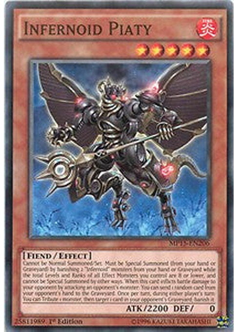 Infernoid Piaty — 2015 Mega-Tin Mega Pack (MP15-206) Yu-Gi-Oh! card Immagine principale del prodotto