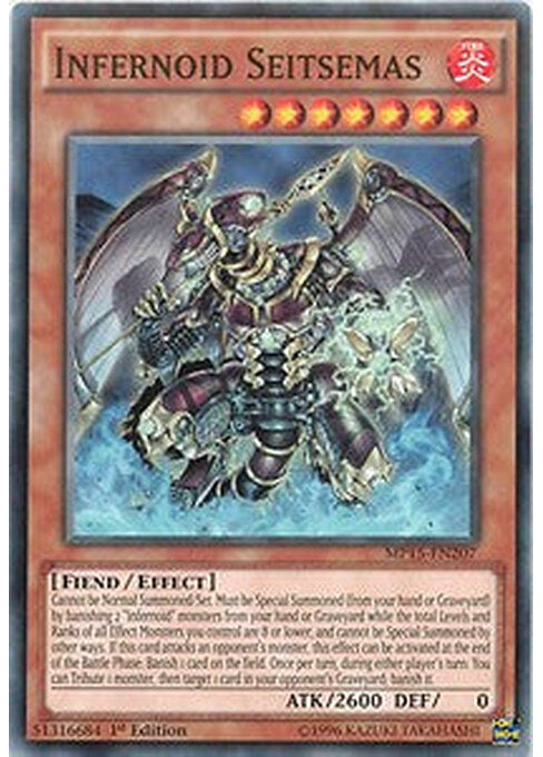 Infernoid Seitsemas — 2015 Mega-Tin Mega Pack (MP15-207) Yu-Gi-Oh! card Immagine principale del prodotto