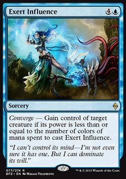 Exert Influence - Battle for Zendikar (Rare) [BFZ-77] Immagine principale del prodotto