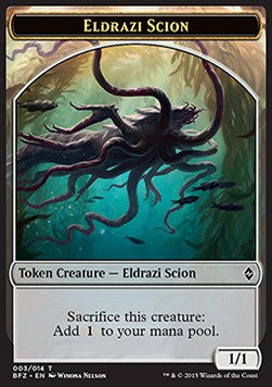 Eldrazi Scion Token (Colorless 1/1) (V.2) - Battle for Zendikar (Token) [BFZ-T3]