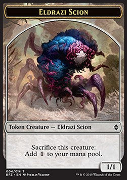 Eldrazi Scion Token (Colorless 1/1) (V.3) - Battle for Zendikar (Token) [BFZ-T4] Hauptbild