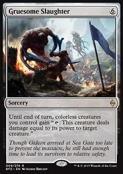 Gruesome Slaughter - Battle for Zendikar (Rare) [BFZ-9] Hauptbild