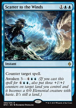 Scatter to the Winds - Battle for Zendikar (Rare) [BFZ-85] Hauptbild