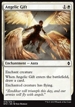 Angelic Gift - Battle for Zendikar (Common) [BFZ-19] Hoofdafbeelding