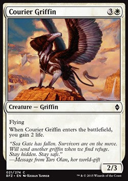 Courier Griffin - Battle for Zendikar (Common) [BFZ-21] Hover Image