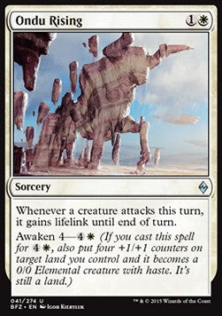 Ondu Rising - Battle for Zendikar (Uncommon) [BFZ-41] Hoofdafbeelding