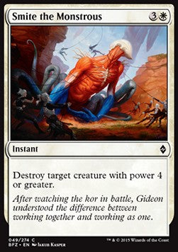 Smite the Monstrous - Battle for Zendikar (Common) [BFZ-49] Hover Image