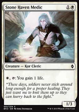 Stone Haven Medic - Battle for Zendikar (Common) [BFZ-51] Hoofdafbeelding
