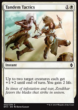 Tandem Tactics - Battle for Zendikar (Common) [BFZ-52] Hoofdafbeelding