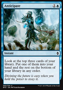 Anticipate - Battle for Zendikar (Common) [BFZ-69] Hover Image