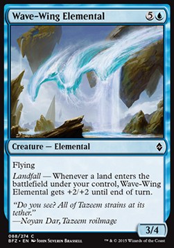 Wave-Wing Elemental - Battle for Zendikar (Common) [BFZ-88] Hoofdafbeelding