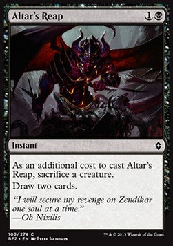 Altar's Reap - Battle for Zendikar (Common) [BFZ-103] Hoofdafbeelding