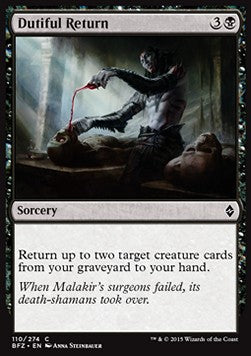 Dutiful Return - Battle for Zendikar (Common) [BFZ-110] Hoofdafbeelding