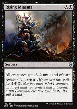 Rising Miasma - Battle for Zendikar (Uncommon) [BFZ-122] Hauptbild