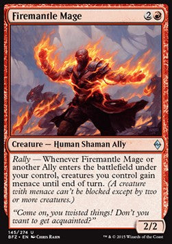 Firemantle Mage - Battle for Zendikar (Uncommon) [BFZ-145] Immagine principale del prodotto