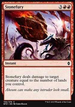 Stonefury - Battle for Zendikar (Common) [BFZ-156] Hover Image