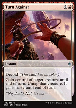 Turn Against - Battle for Zendikar (Uncommon) [BFZ-135] Hoofdafbeelding