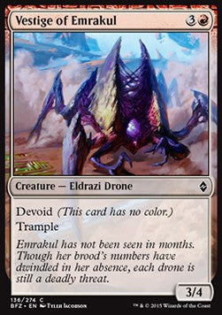 Vestige of Emrakul - Battle for Zendikar (Common) [BFZ-136] Hoofdafbeelding