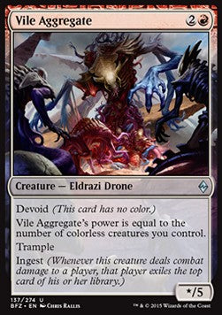 Vile Aggregate - Battle for Zendikar (Uncommon) [BFZ-137] Hoofdafbeelding