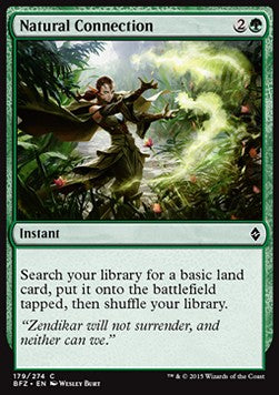 Natural Connection - Battle for Zendikar (Common) [BFZ-179] Hoofdafbeelding