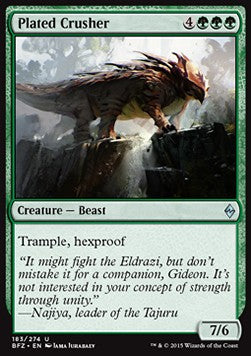 Plated Crusher - Battle for Zendikar (Uncommon) [BFZ-183] Immagine principale del prodotto