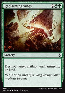 Reclaiming Vines - Battle for Zendikar (Common) [BFZ-185] Immagine principale del prodotto