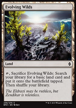 Evolving Wilds - Battle for Zendikar (Common) [BFZ-236] Hoofdafbeelding