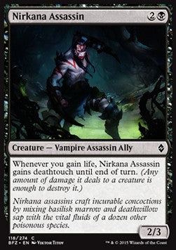 Nirkana Assassin - Battle for Zendikar (Common) [BFZ-118] Hover Image
