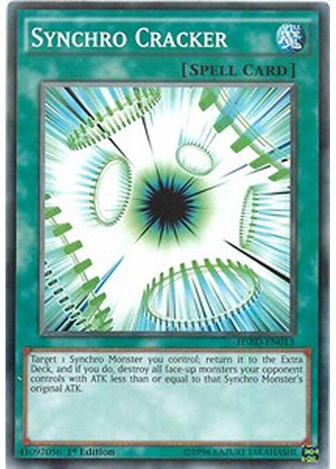 Synchro Cracker — High-Speed Riders (HSRD-013) Yu-Gi-Oh! card Main image