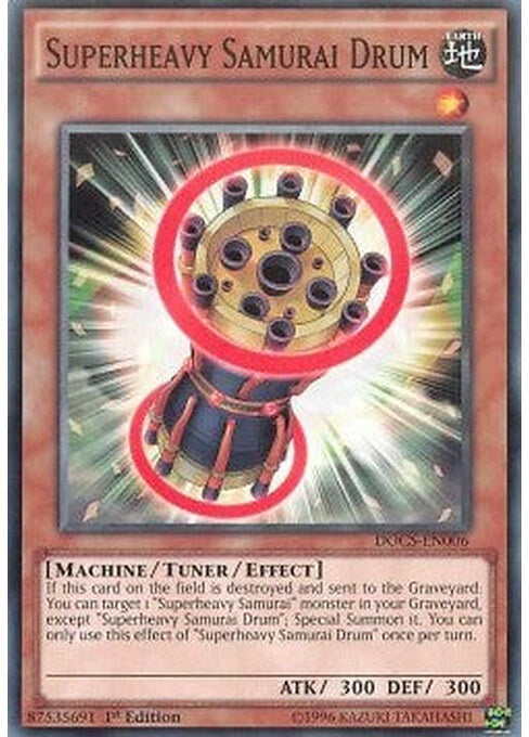 Superheavy Samurai Drum — Dimension of Chaos (DOCS-006) Yu-Gi-Oh! card Hoofdafbeelding
