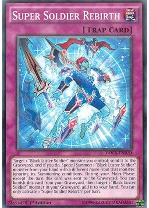 Super Soldier Rebirth — Dimension of Chaos (DOCS-070) Yu-Gi-Oh! card Hoofdafbeelding