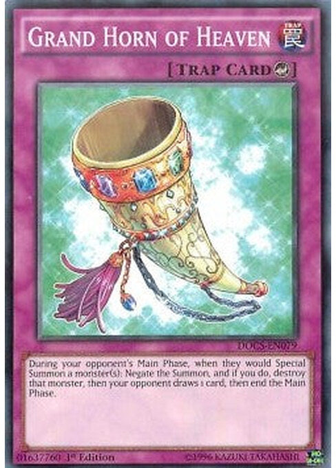 Grand Horn of Heaven — Dimension of Chaos (DOCS-079) Yu-Gi-Oh! card Immagine principale del prodotto