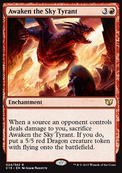 Awaken the Sky Tyrant - Commander 2015 (Rare) [C15-24] Immagine principale del prodotto