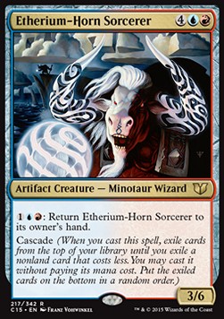 Etherium-Horn Sorcerer - Commander 2015 (Rare) [C15-217] Immagine principale del prodotto