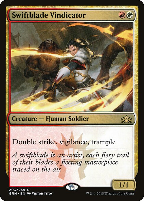 Swiftblade Vindicator – Guilds of Ravnica (GRN-203) Magic: The Gathering card