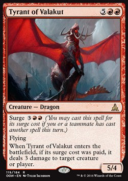 Tyrant of Valakut - Oath of the Gatewatch (Rare) [OGW-119] Image principale du produit