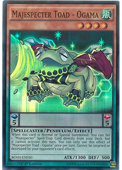 Majespecter Toad - Ogama — Breakers of Shadow (BOSH-030) Yu-Gi-Oh! card Main image