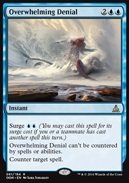 Overwhelming Denial - Oath of the Gatewatch (Rare) [OGW-61] Image principale du produit