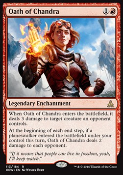 Oath of Chandra - Oath of the Gatewatch (Rare) [OGW-113] Hoofdafbeelding