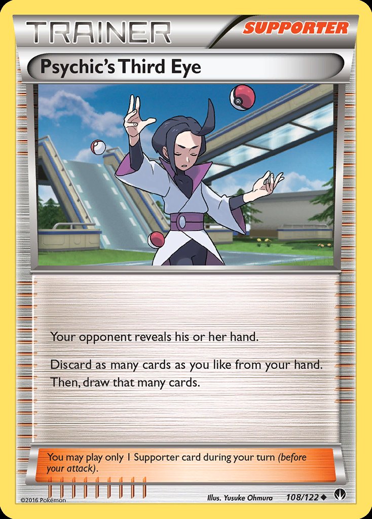 Psychic's Third Eye - BREAKpoint (Uncommon) [BKP-108] Hoofdafbeelding