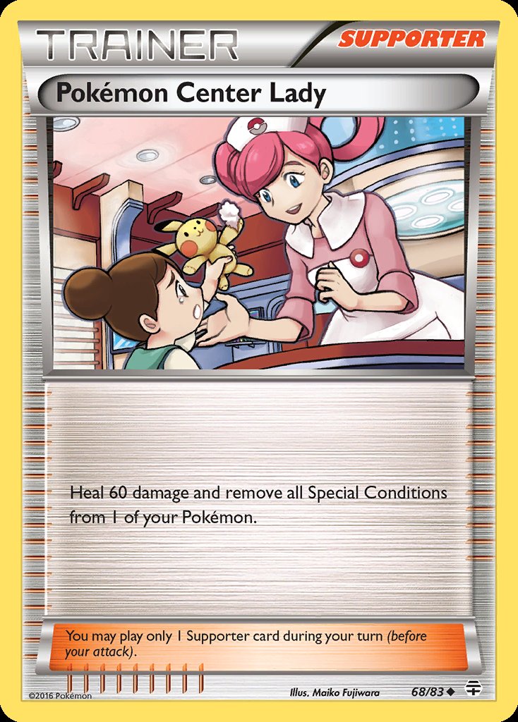 Pokémon Center Lady - Generations (Uncommon) [GEN-68] Hauptbild