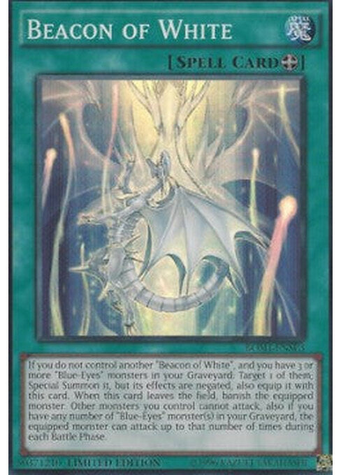 Beacon of White — Breakers of Shadow (BOSH-SE3) Yu-Gi-Oh! card Imagen principal del producto