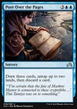 Pore Over the Pages - Shadows over Innistrad (Uncommon) [SOI-79] Hauptbild