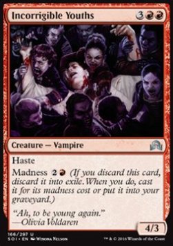 Incorrigible Youths - Shadows over Innistrad (Uncommon) [SOI-166] Immagine principale del prodotto