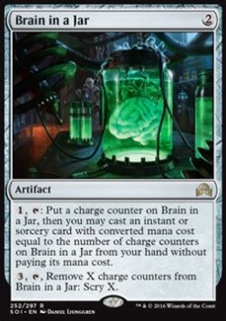 Brain in a Jar - Shadows over Innistrad (Rare) [SOI-252]